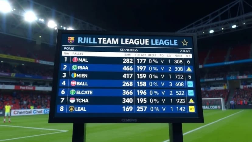 Poängställning i League One just nu